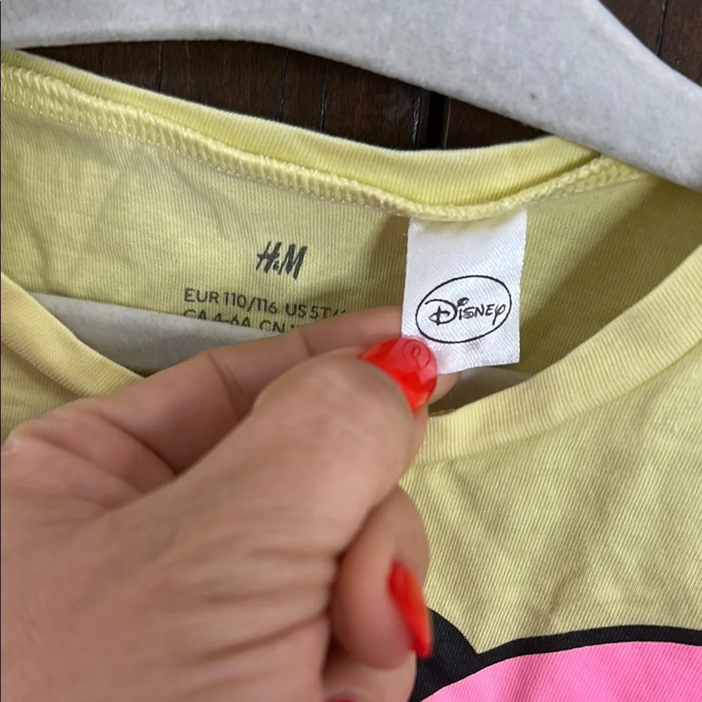 Yellow Disney Minnie Short Sleeve Tee - Picture 3 of 6